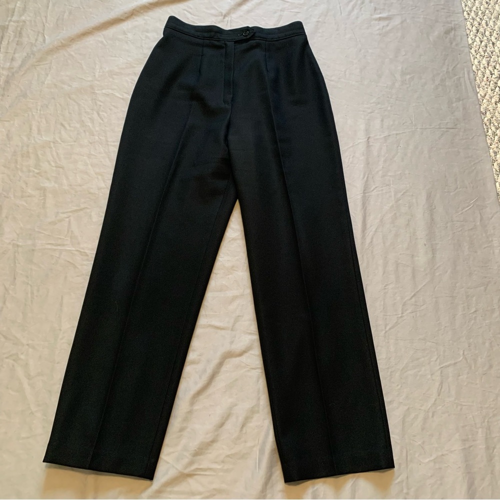 Carriage Court Fit‎ Black vintage 90s trousers preppy formalwear tailored Small